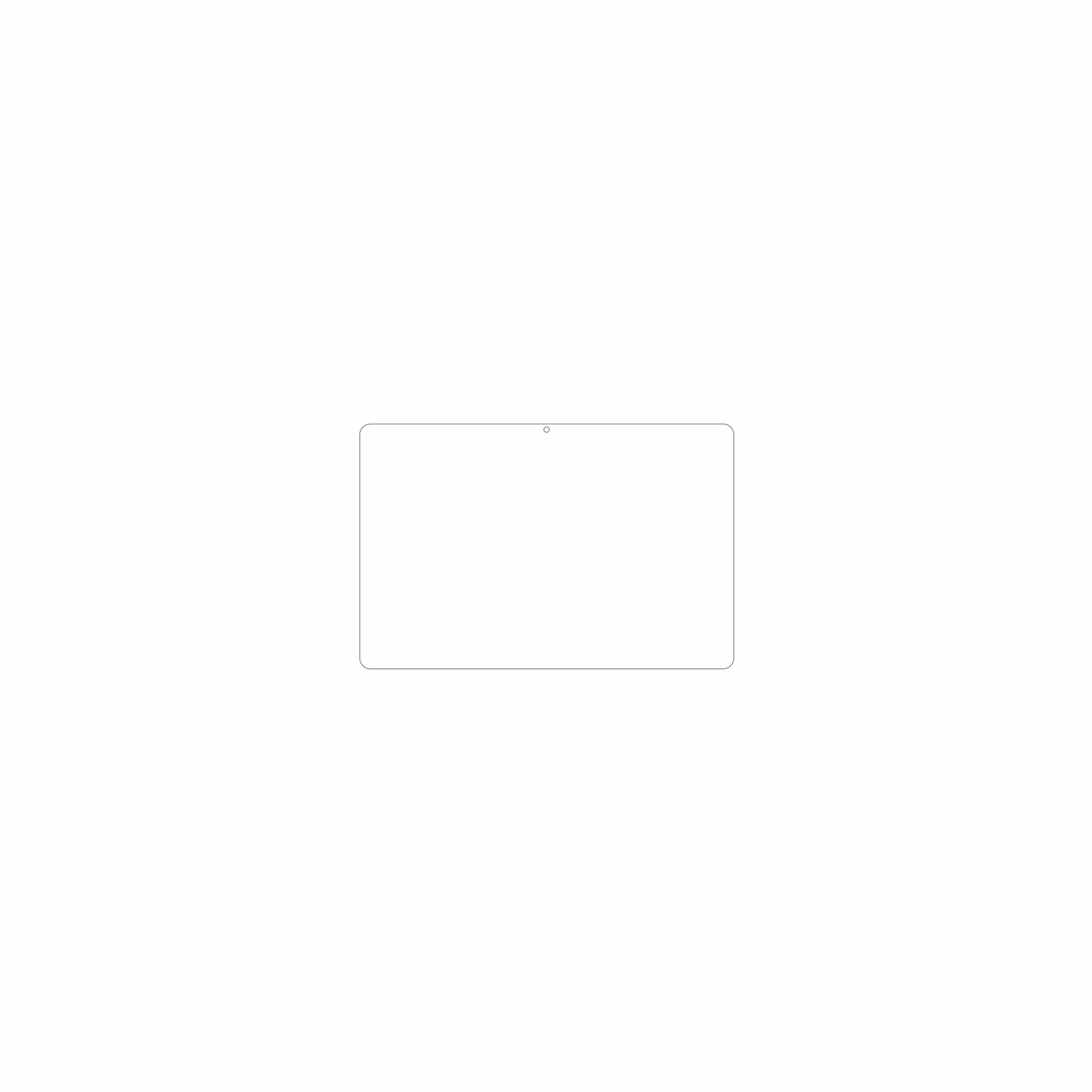 dipos Displayschutz für Raemond K70, mattierte Oberfläche, geringe Dicke und perfekte Passform