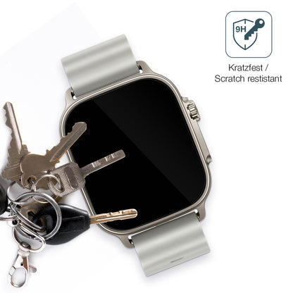 dipos Displayschutz für Realme Watch 5, transparente Oberfläche, perfekte Passform auch für die Rundungen