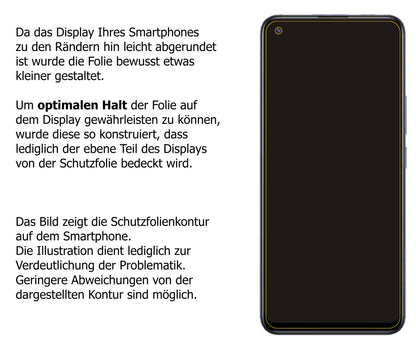 Schutzfolie mit optimaler Passform, zur Verwendung mit Hüllen geeignet