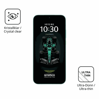 Dünne und klare Folie passend zugeschnitten für realmegt8 pro aston martin