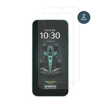 realmegt8 pro aston martin mit aufgebrachter dipos Panzerfolie, die lästige Fingerabdrücke minimiert