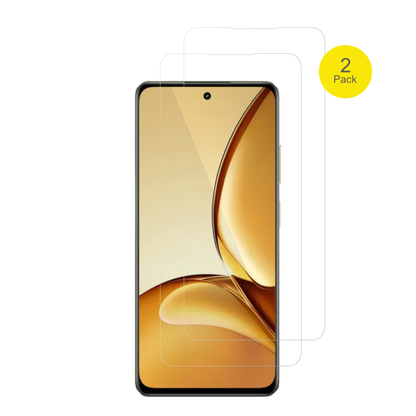 RealmeNarzo 90 5G mit aufgebrachter dipos Displayschutzfolie, glasklare Darstellung ohne Einschränkungen