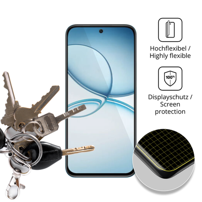 dipos Displayschutz für Realme Narzo 90X, transparente Oberfläche, geringe Dicke und perfekte Passform