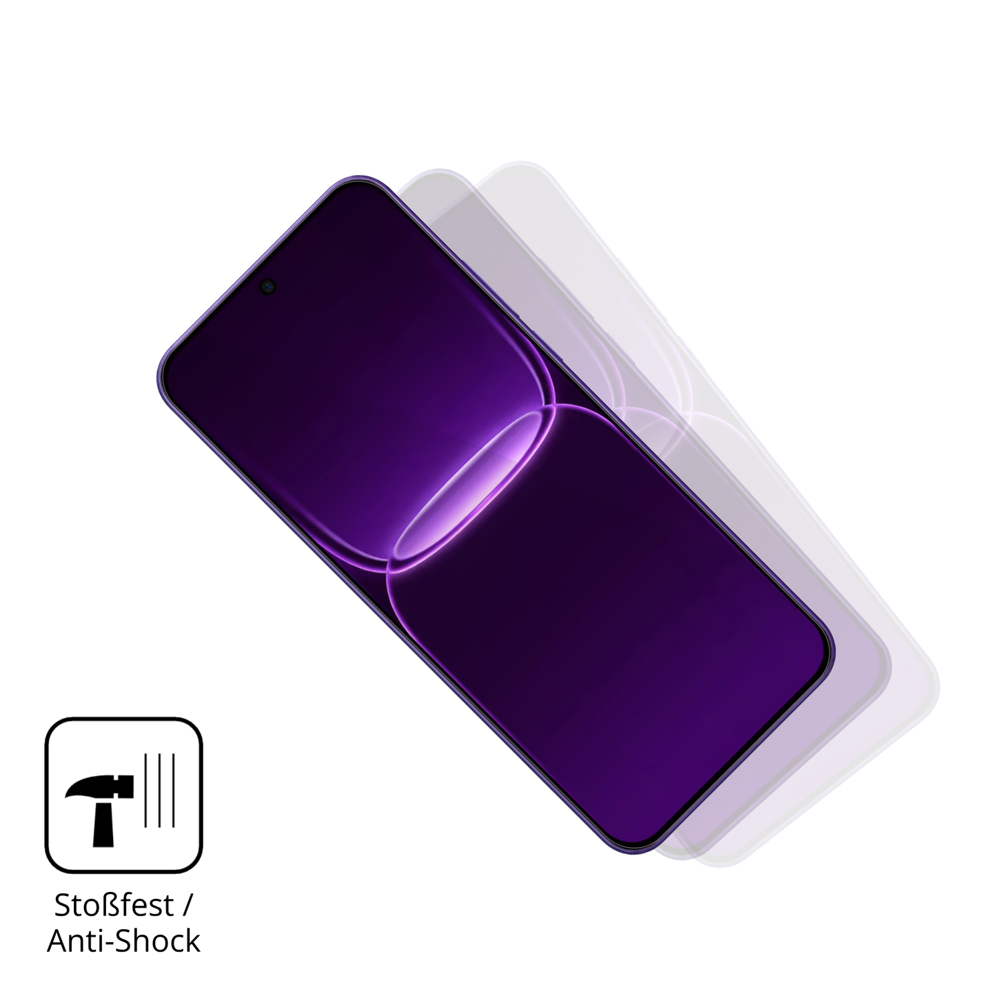 Schutz gegen Kratzer auf dem Realme Neo8 Glas durch Schlüssel, Stöße gegen die Tischkante oder Stürze