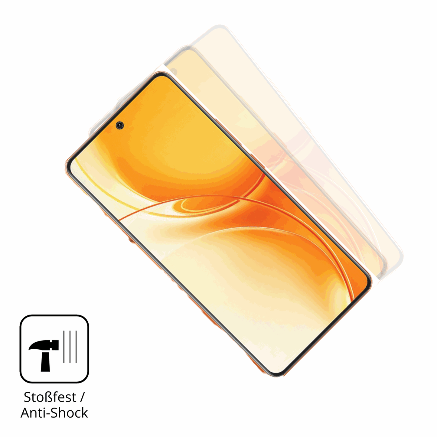 Schutz gegen Kratzer auf dem Realme P4 Power Glas durch Schlüssel, Stöße gegen die Tischkante oder Stürze