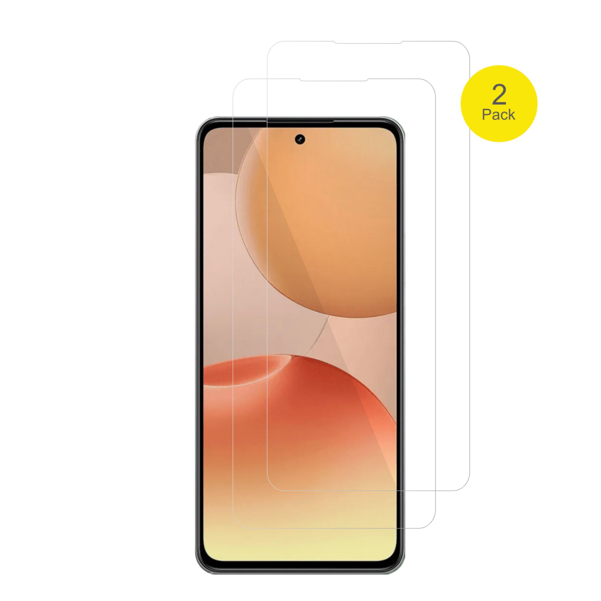 RealmeP4x 5G mit aufgebrachter dipos Displayschutzfolie, glasklare Darstellung ohne Einschränkungen