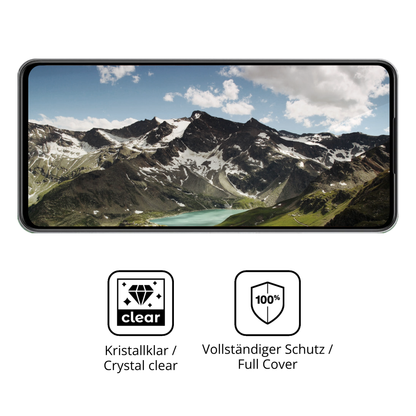 Dünne und klare Folie passend zugeschnitten für Realme P4x 5G