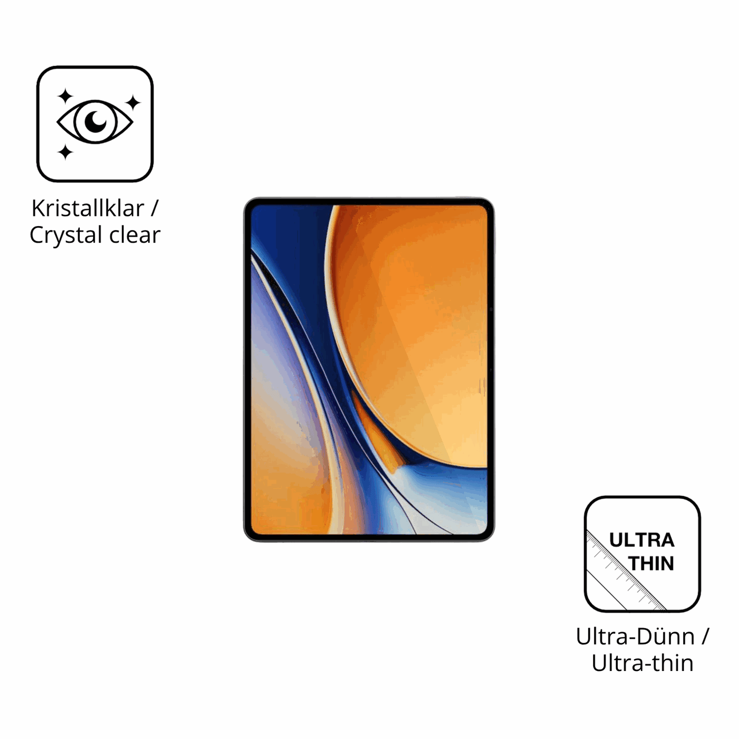 2x Screen Protector for Realme Pad 3 Protection Crystal Clear dipos