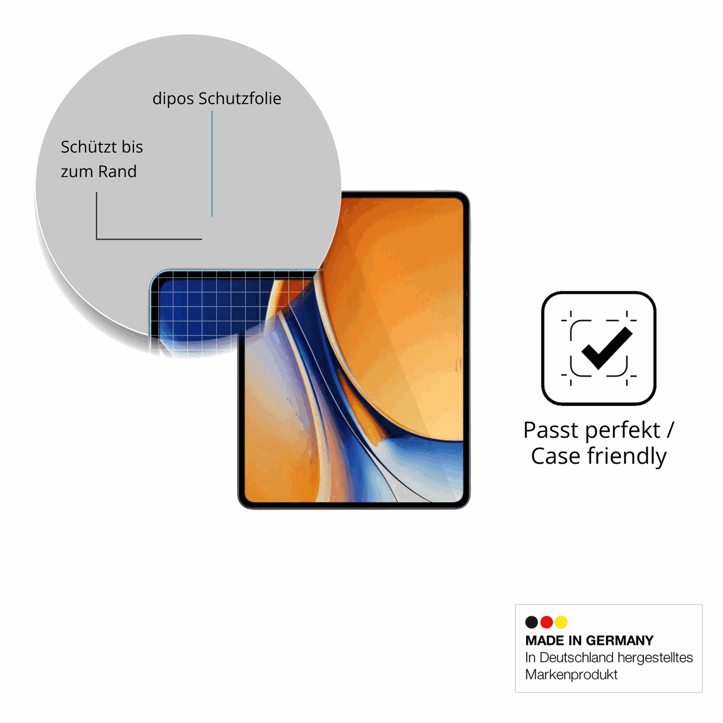 2x Screen Protector for Realme Pad 3 Flexible Glass 9H dipos
