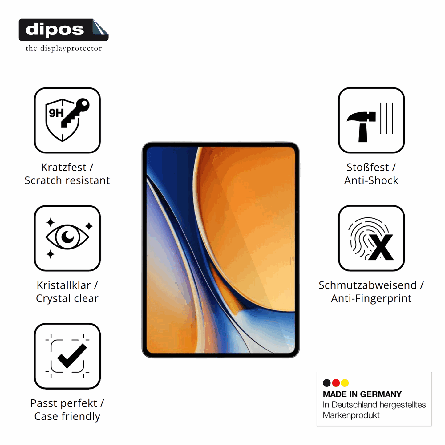 2x Screen Protector for Realme Pad 3 Flexible Glass 9H dipos