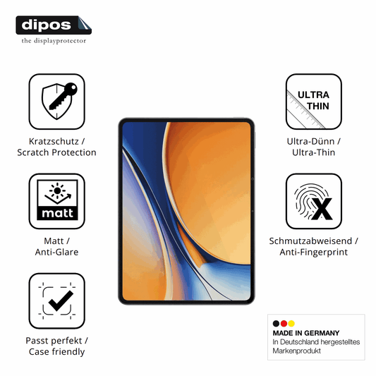 Displayschutz hergestellt in Deutschland, höchste Qualität made in Germany