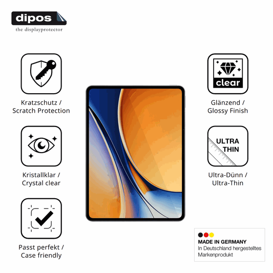 Displayschutz hergestellt in Deutschland, höchste Qualität made in Germany