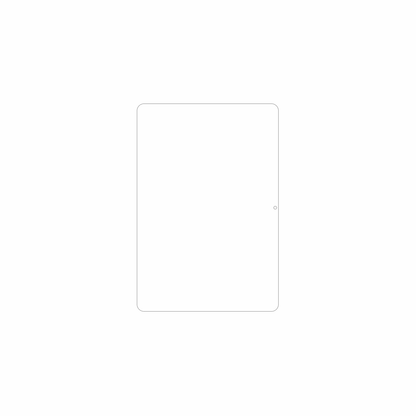 dipos Displayschutz für Rebecco Z50 10.1 Zoll, mattierte Oberfläche, geringe Dicke und perfekte Passform