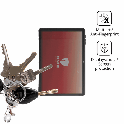 dipos Displayschutz für Rebecco Z50 10.1 Zoll, mattierte Oberfläche, Blickschutzfilter und perfekter Passform