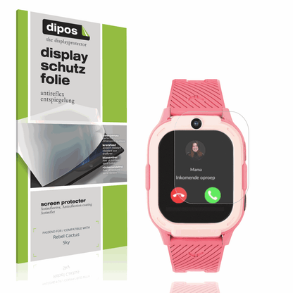 Matte Displayschutzfolie von dipos passend für Rebel Cactus Sky, präziser Zuschnitt und blasenfrei montiert