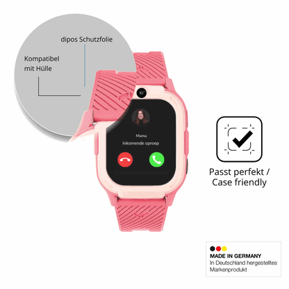 Schutzfolie mit optimaler Passform, zur Verwendung mit Hüllen geeignet
