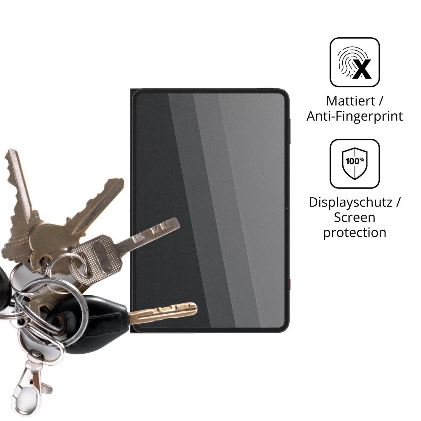 dipos Displayschutz für RedMagic Astra 2, mattierte Oberfläche, Blickschutzfilter und perfekter Passform