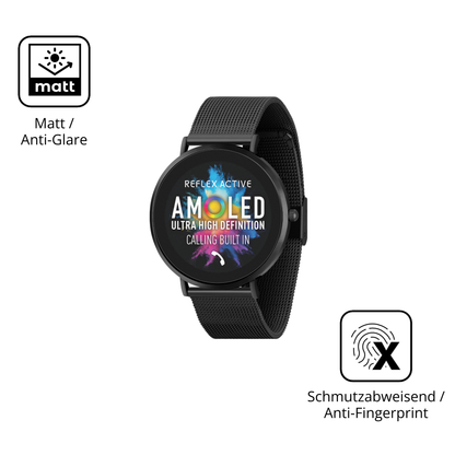 Dünne und entspiegelnde Folie passend zugeschnitten für reflexactiva spectra 300 r 1.43 zoll