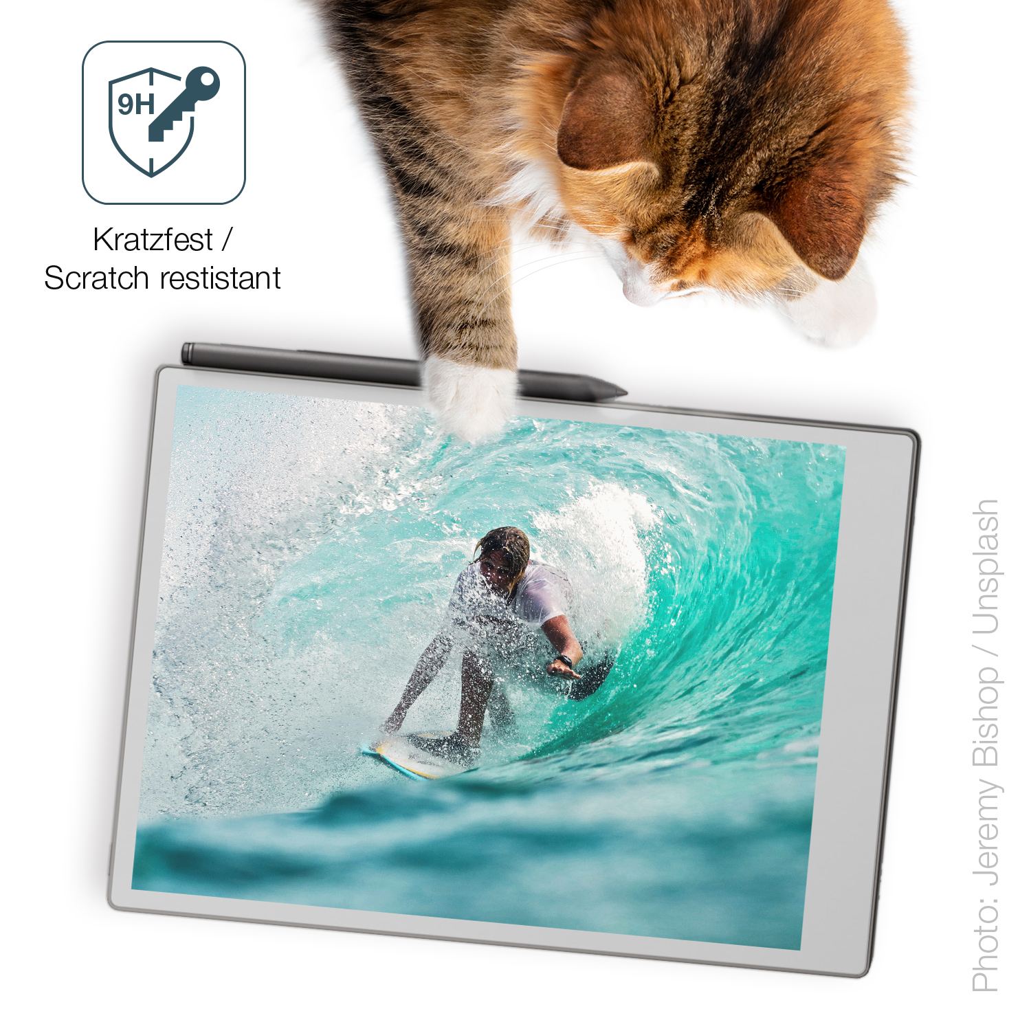 dipos Displayschutz für Remarkable Paper Pro, mattierte Oberfläche, robuste Festigkeit und perfekte Passform