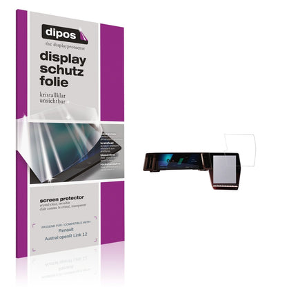 2x Screen Protector for Renault Austral openR Link 12 Protection Crystal Clear dipos
