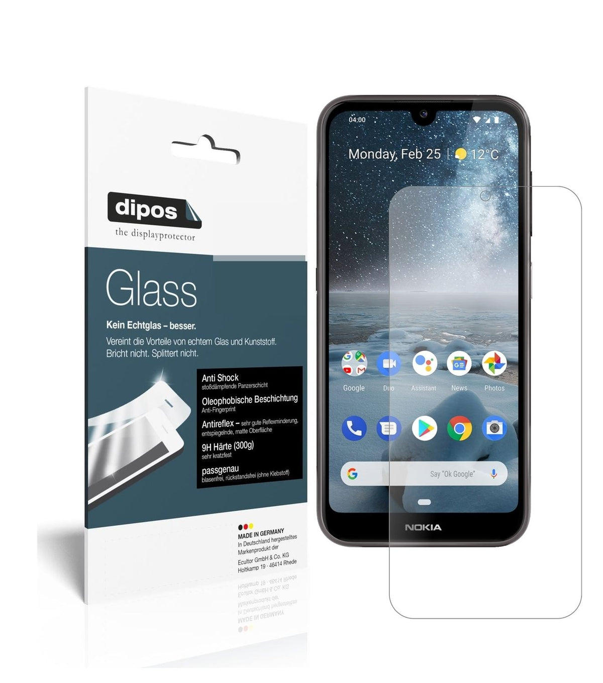 1x I Screen Protector for I Nokia 4.2 I matte I Flexible Glass I 9H I dipos