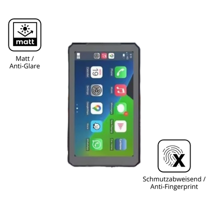 9H Hartbeschichtete, flexible Folie passend zugeschnitten für RiderNav R7M