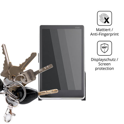 dipos Displayschutz für RiToEasysports V680, mattierte Oberfläche, Blickschutzfilter und perfekter Passform