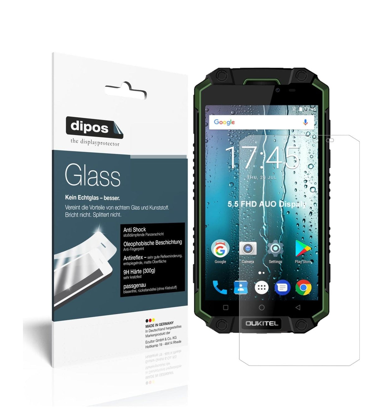 1x 9H Matte Screen Protector for Oukitel K10000 Max Tempered Glass