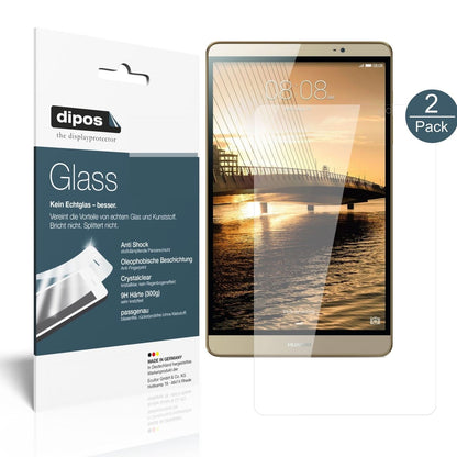 9H Clear Screen Protector for Huawei Mediapad M2 8.0 – Shatterproof, Crystal Clear | dipos