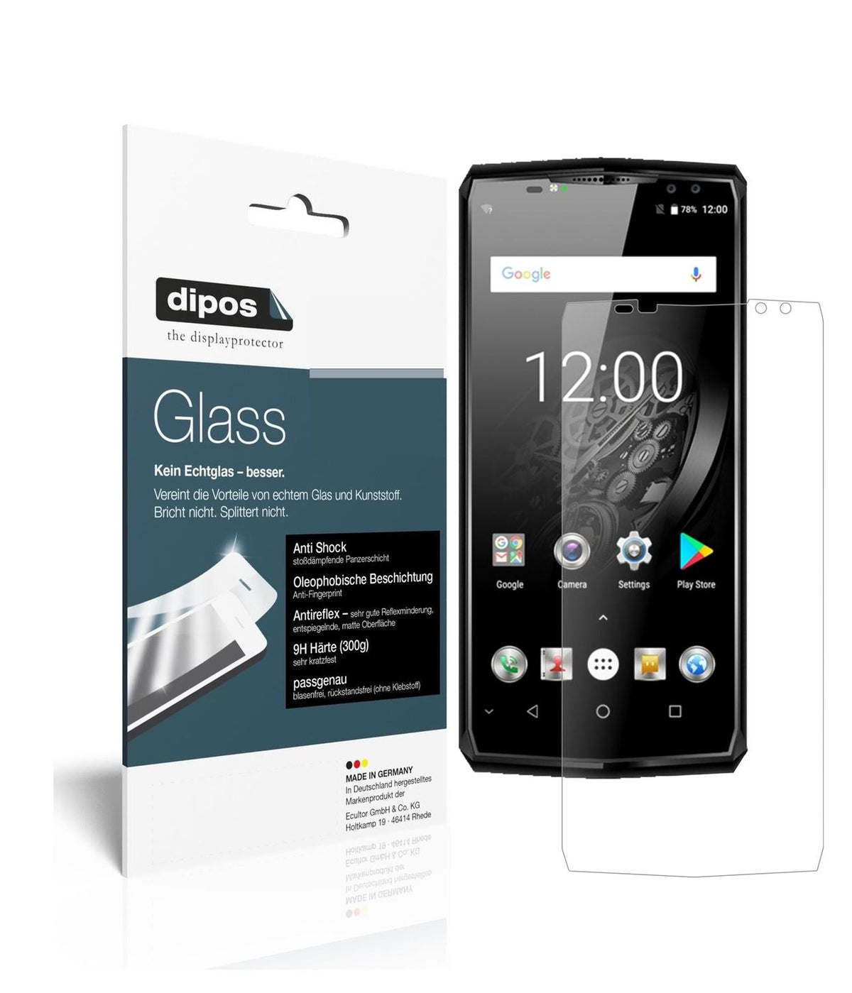 1x 9H Matte Screen Protector for Oukitel K10
