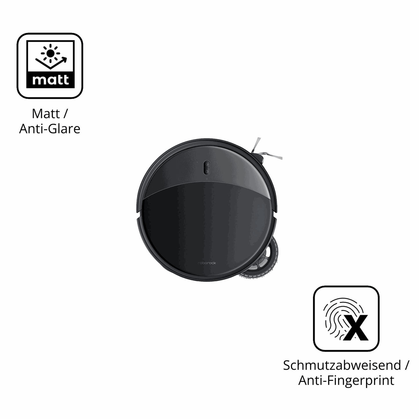 2x Screen Protector for Roborock Saros 10R Protection Anti Glare dipos