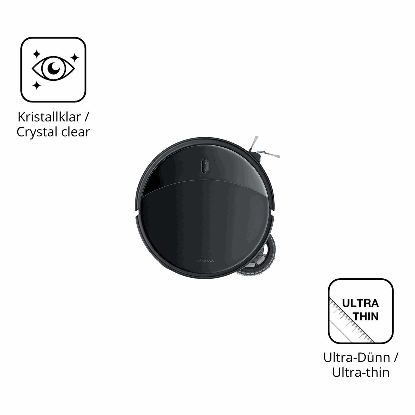 2x Screen Protector for Roborock Saros 10R Protection Crystal Clear dipos