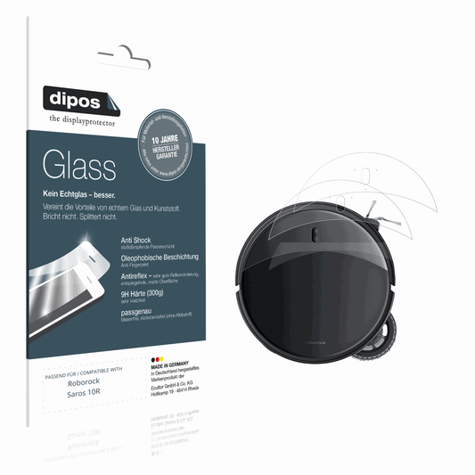 2x Screen Protector for Roborock Saros 10R matte Flexible Glass 9H dipos