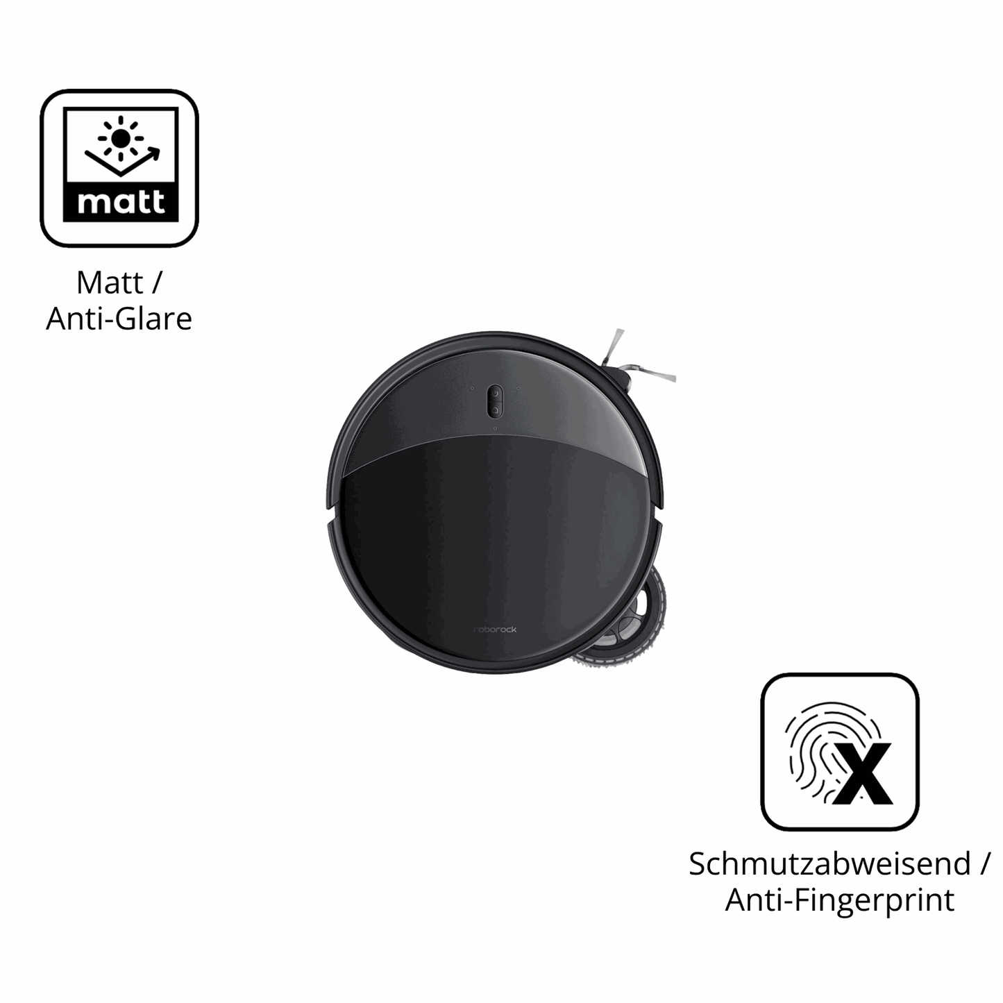 2x Screen Protector for Roborock Saros 10R matte Flexible Glass 9H dipos
