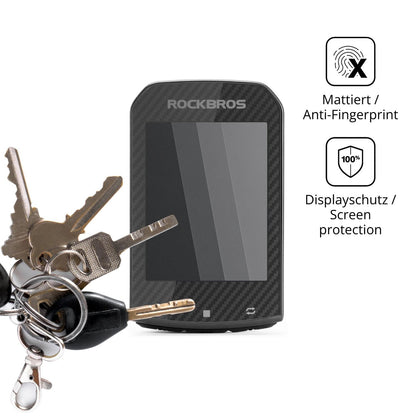 dipos Displayschutz für ROCKBROS M1 Pro, mattierte Oberfläche, Blickschutzfilter und perfekter Passform