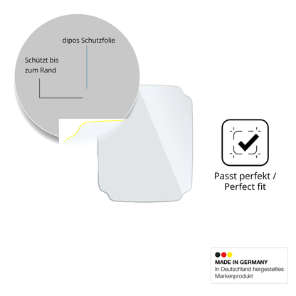 Schutzfolie mit optimaler Passform, zur Verwendung mit Hüllen geeignet