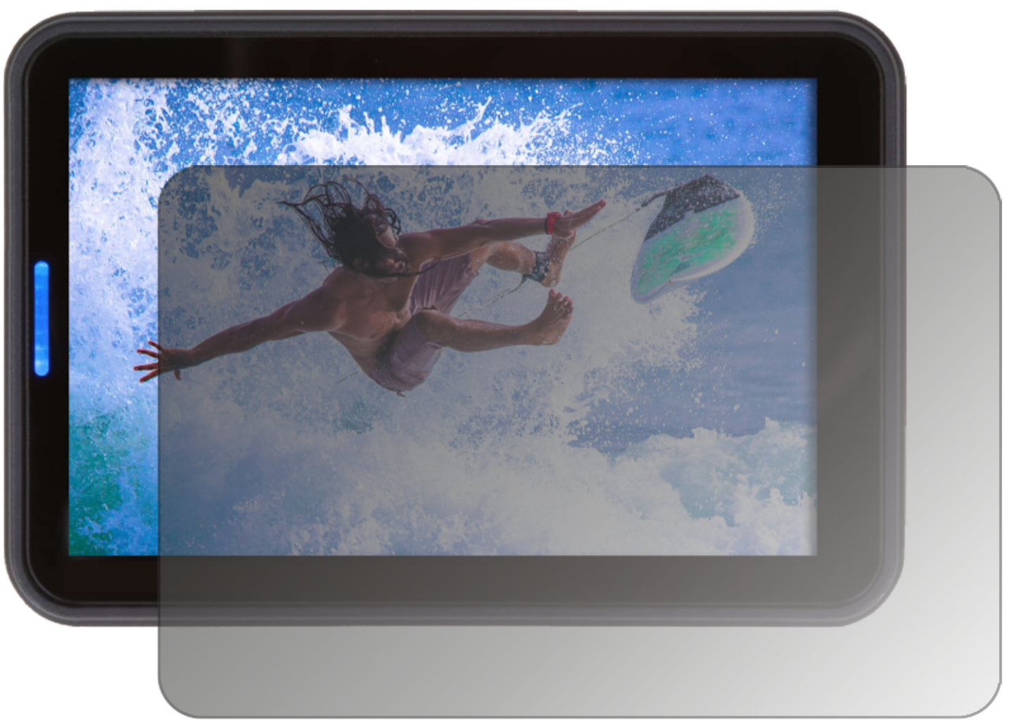 Blickschutzfolie von dipos passend für Rollei 560 Touch, präziser Zuschnitt und blasenfrei montiert