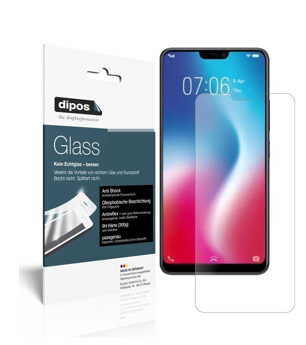1x 9H Matte Screen Protector for Vivo Y85