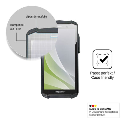 4x Screen Protector for RugGear RG540 Protection Anti Glare dipos