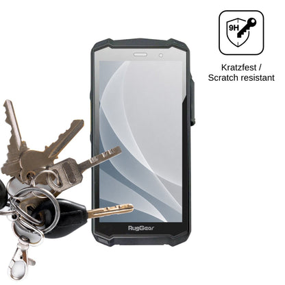 2x Screen Protector for RugGear RG540 matte Flexible Glass 9H dipos