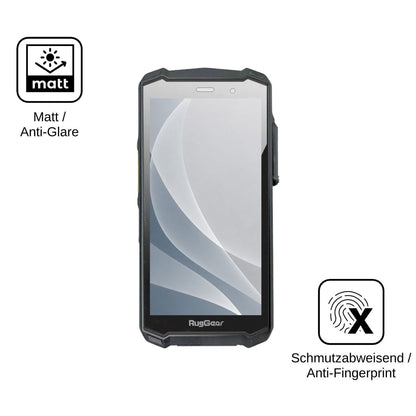 2x Screen Protector for RugGear RG540 matte Flexible Glass 9H dipos