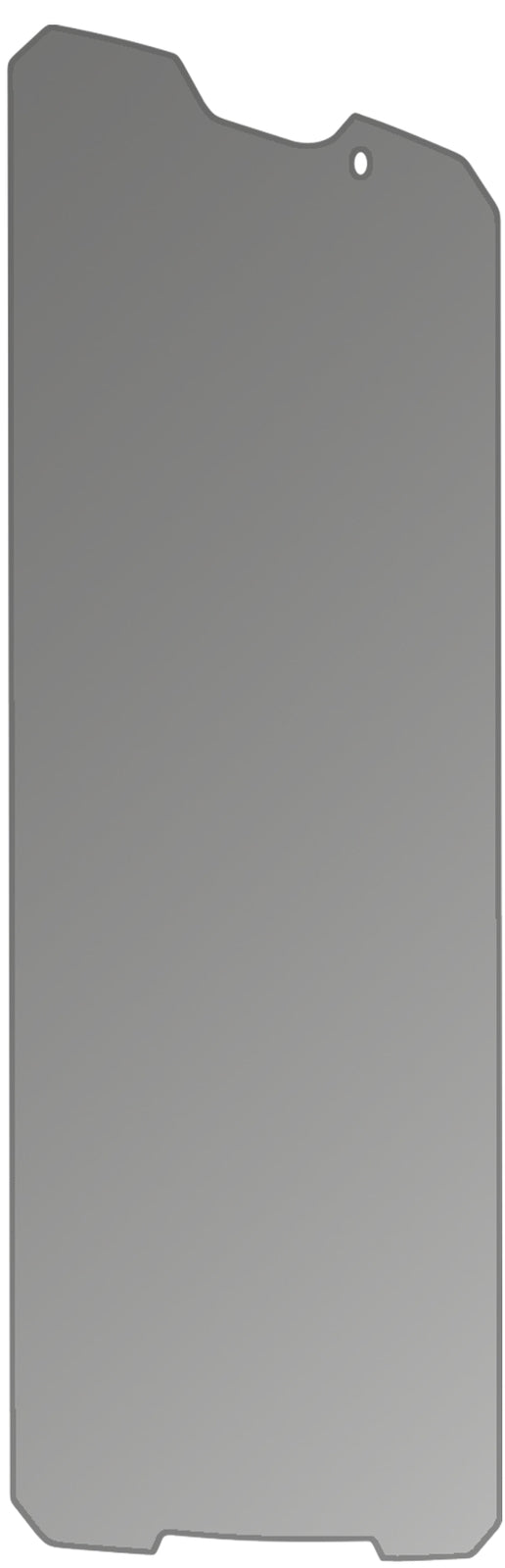 dipos Displayschutz für Rugum V1, mattierte Oberfläche, Blickschutzfilter und perfekter Passform