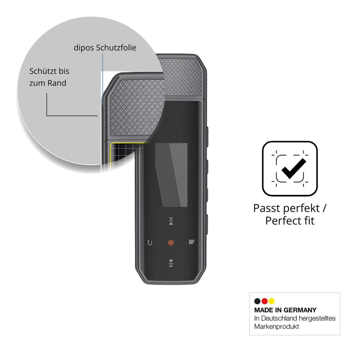 Screen Protector for RUIZU X80 Privacy Filter 4-Way Protection dipos