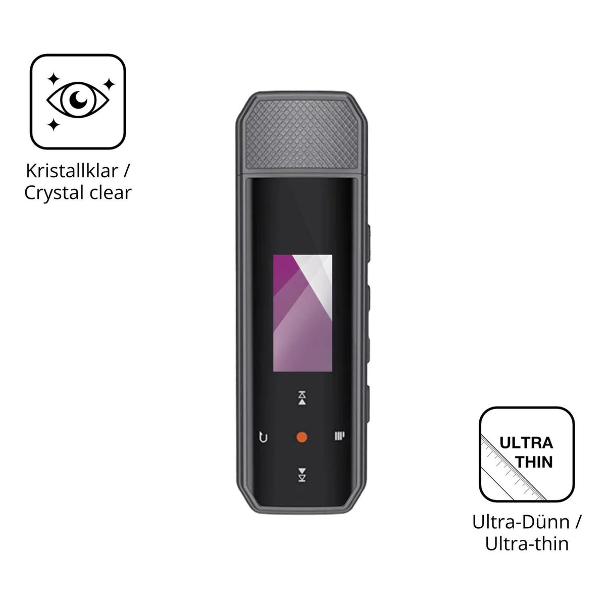 4x Screen Protector for RUIZU X80 Protection Crystal Clear dipos