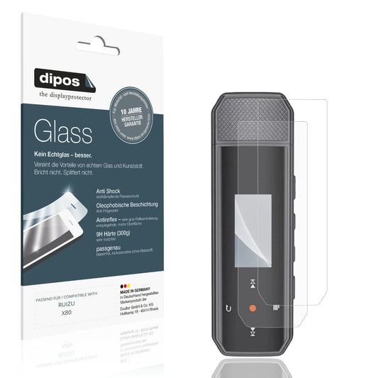 2x Screen Protector for RUIZU X80 matte Flexible Glass 9H dipos