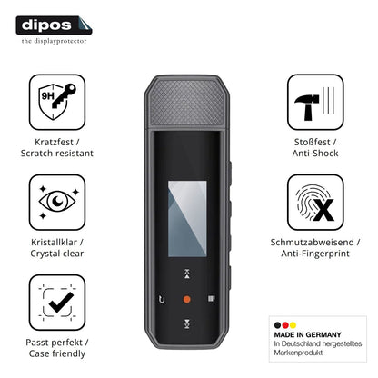 2x Screen Protector for RUIZU X80 Flexible Glass 9H dipos