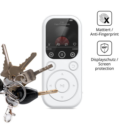 dipos Displayschutz für RWSRW MP301-BS MP3-Player, mattierte Oberfläche, Blickschutzfilter und perfekter Passform