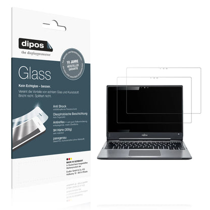 2x Screen Protector for Fujitsu Lifebook T936 Flexible Glass 9H dipos