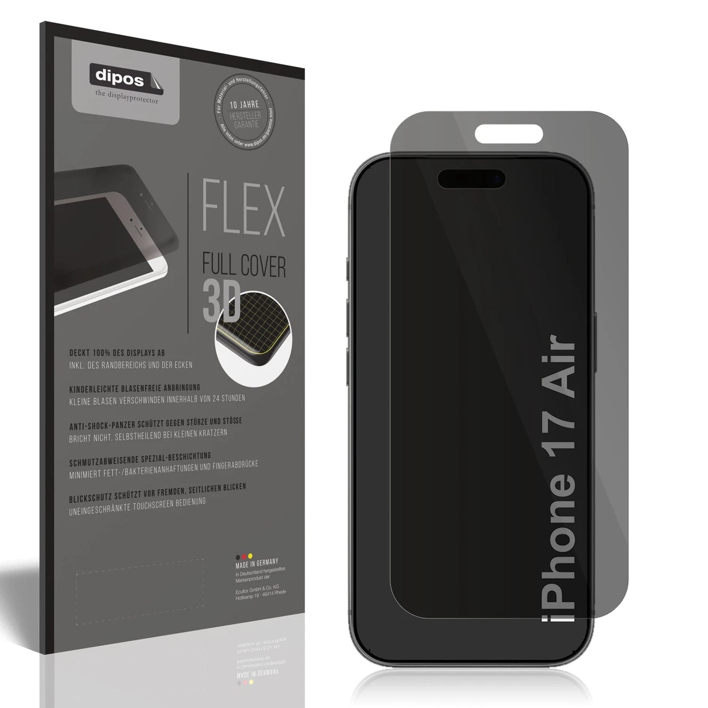 Displayschutzfolie passend für Apple iPhone Air