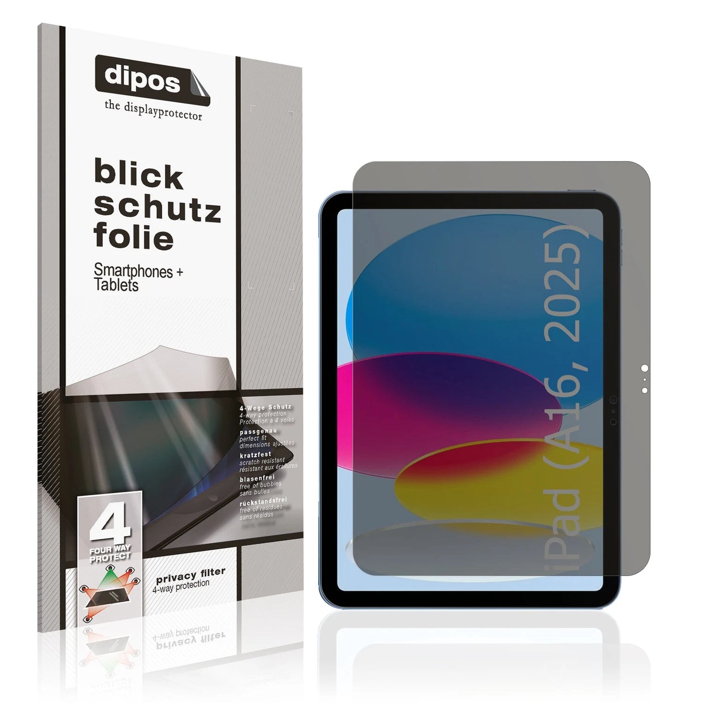 Displayschutzfolie passend für Apple iPad 11 Zoll A16 11.Gen 2025